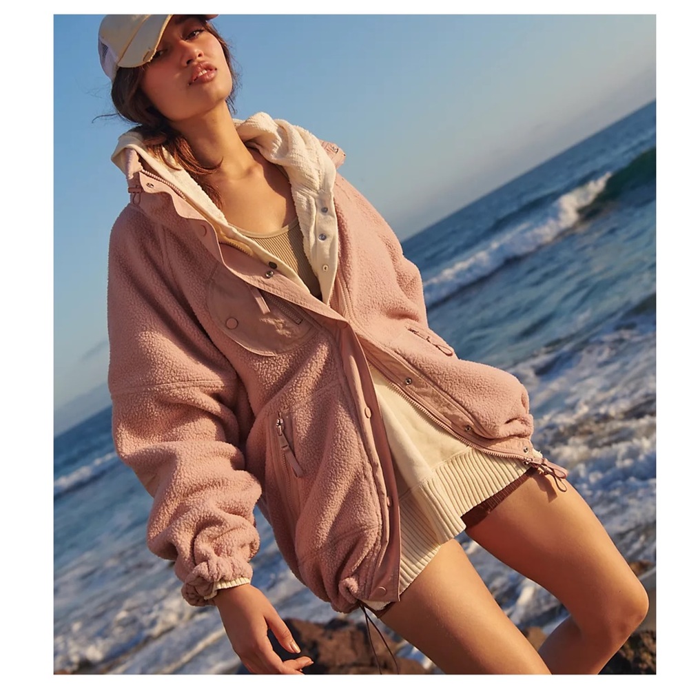 ❌SOLD❌Free People Movement Hit The Trails Fleece Jacket - Picture 1 of 7